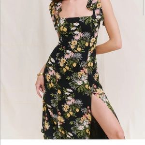 NWT Reformation SICILIA TWILIGHT MIDI DRESS Size 12